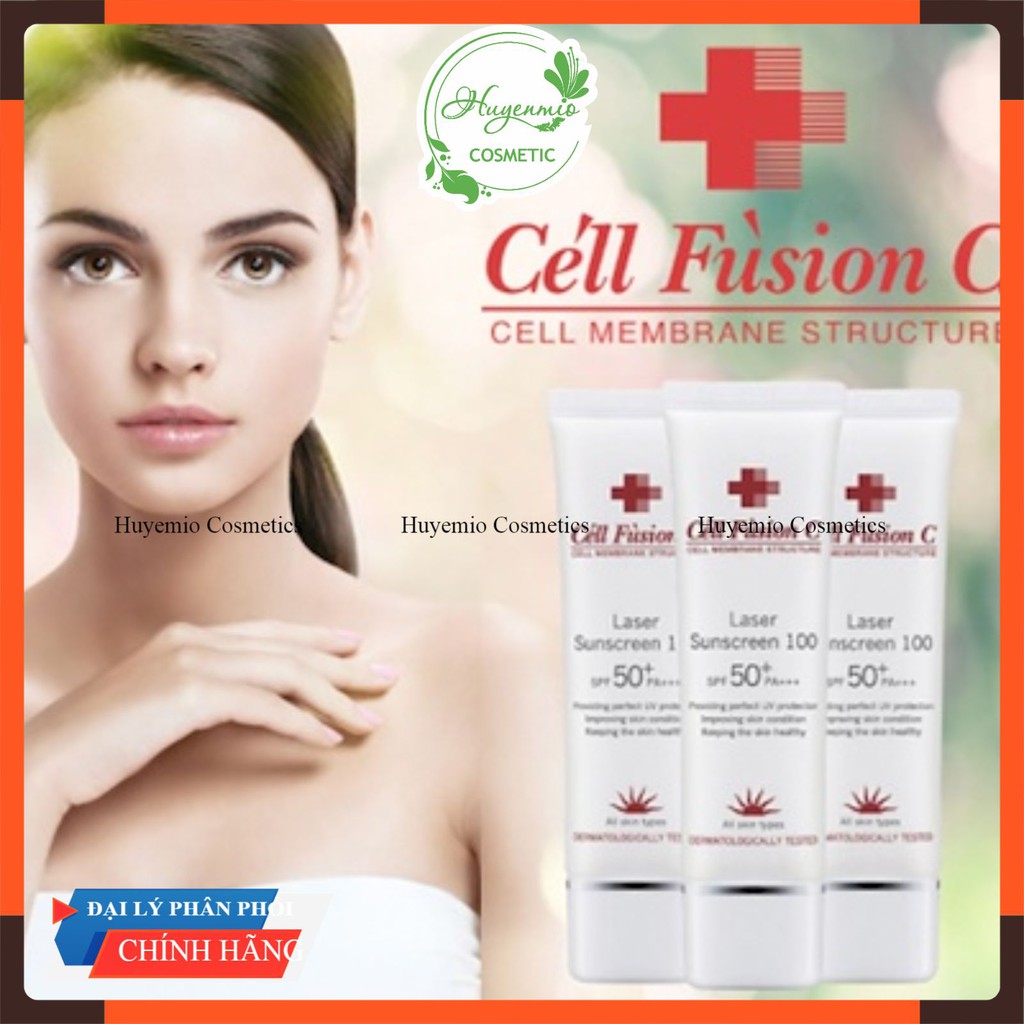 Kem chống nắng Cell Fusion C Laser Suncreen 100 / Toning Suncream 100 (Xanh - Đỏ - Hồng) | BigBuy360 - bigbuy360.vn