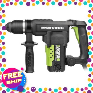 Máy khoan búa 1010w 26mm worx green wu326p, máy khoan chất lượng cao