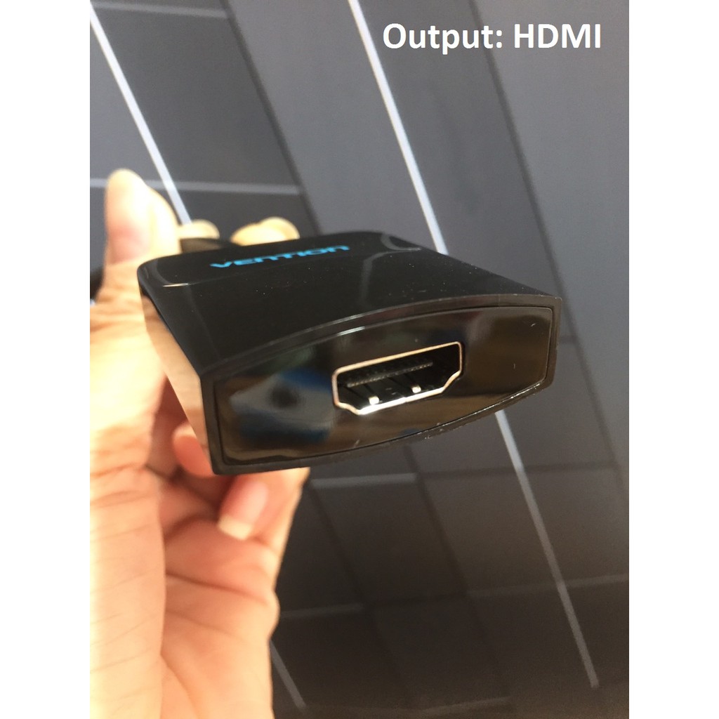 [VGA sang HDMI]Cáp chuyển VGA sang HDMI 15cm Vention ACNB