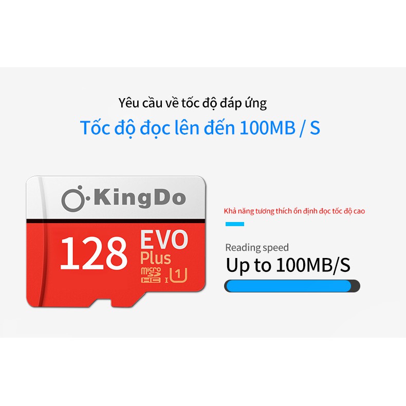 【Tai nghe bluetooth miễn phí】Thẻ nhớ Micro Sd cấp 10 tốc độ 100mb / S Tf U3 4k  128GB 64GB | BigBuy360 - bigbuy360.vn