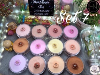 Sỉ Set bột 3in1 Đắp Hoa- Đắp Phom móng- Nhúng