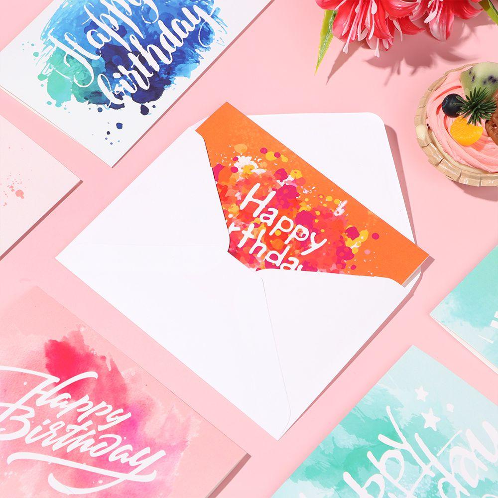 MUVAKO Set 6 Tấm Thiệp Chúc Mừng Sinh Nhật