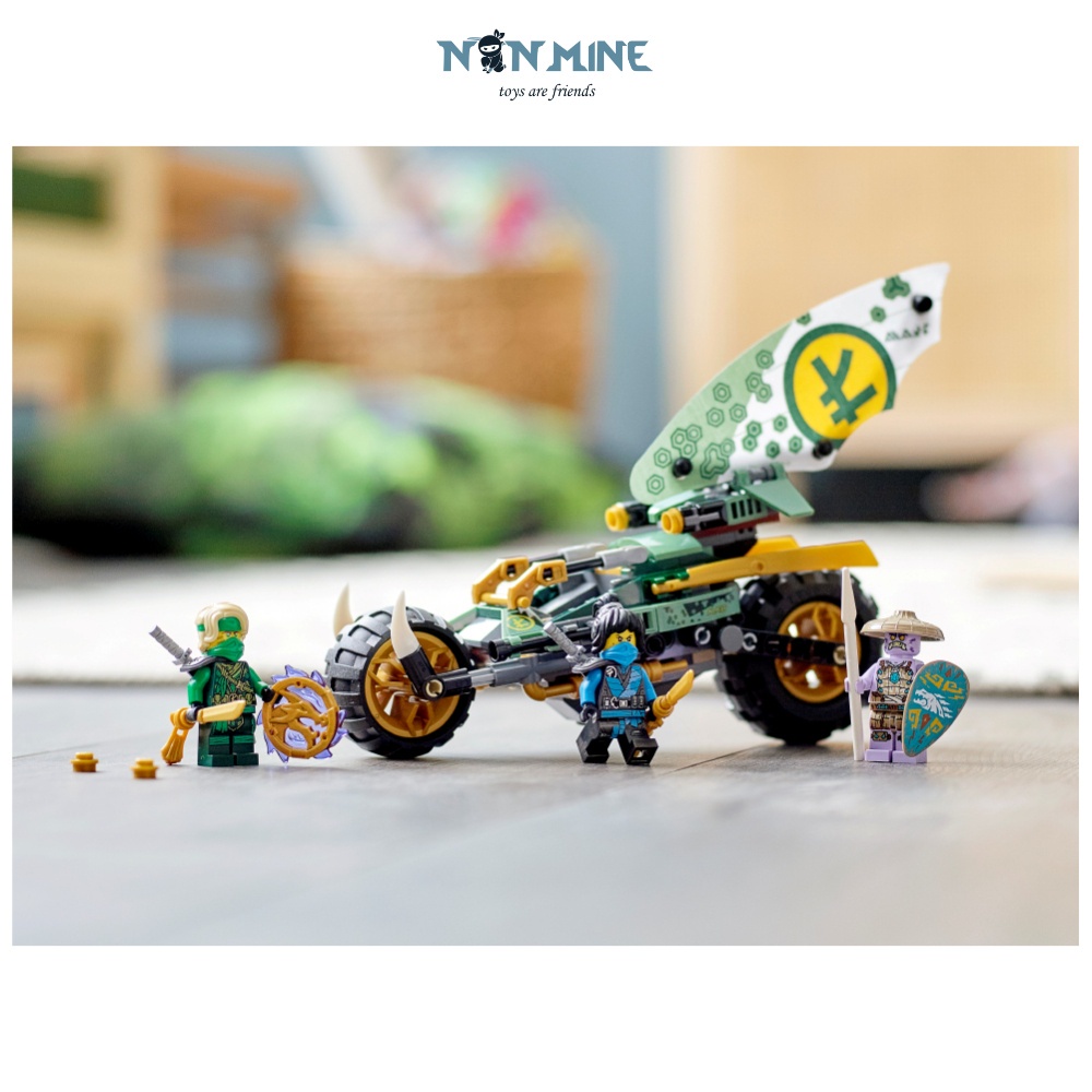 Lego Ninjago Xếp Hình Lắp Ráp Bela Lari Tank 60037 Xe Địa Hình Rừng Xanh Của Lloyd 201 Chi Tiết