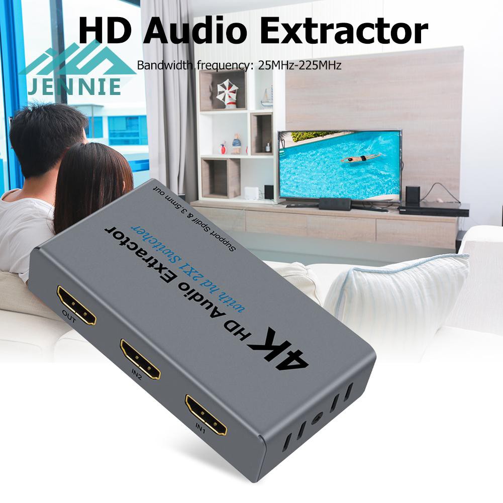 Bộ Chuyển Đổi Âm Thanh E21 4k Hdmi-Compatible 1.4 Sang 2 Trong 1 Cổng Quang Spdif + 3.5mm