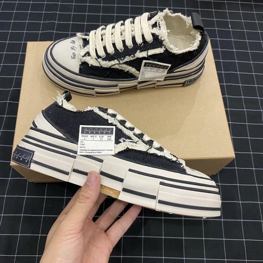 Giày Sneaker Xvessel Đế Gỗ Fullbox Freeship