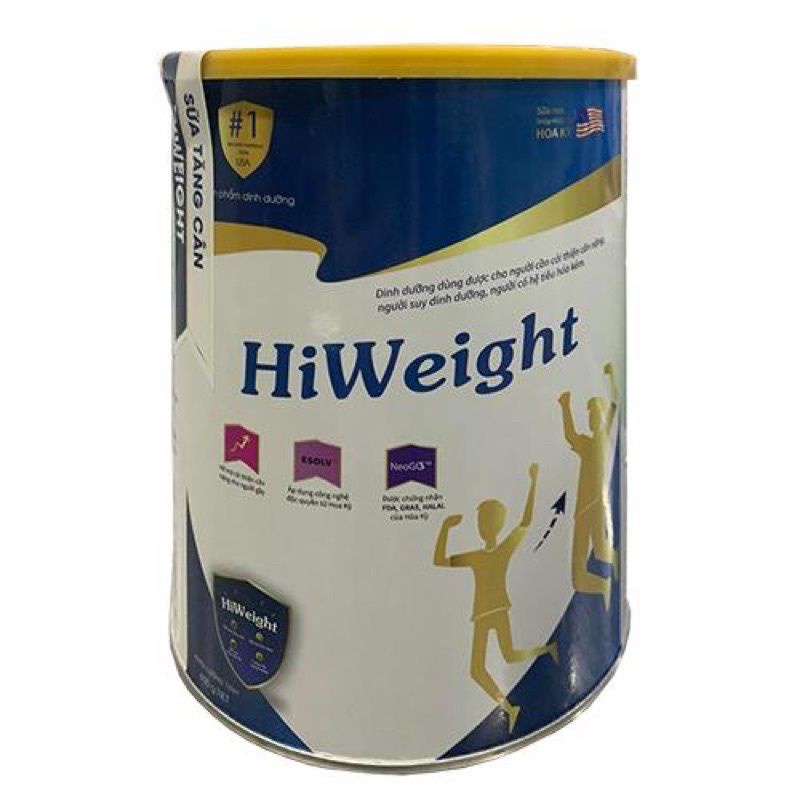 Sữa HiWeight sữa tăng cân HiWeight 650gr hàng chính hãng