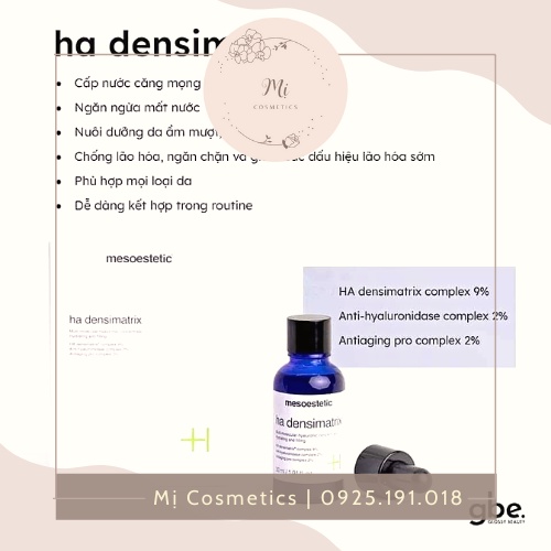 Serum cấp nước Mesoestetic HA Densimatrix 30ml