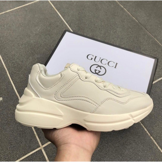 [Ảnh thật] Giày Gucci trơn bao xịn