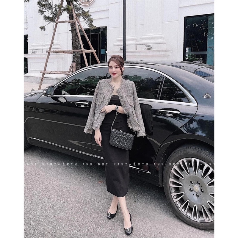Áo dạ tweed chanel siêu sang | BigBuy360 - bigbuy360.vn