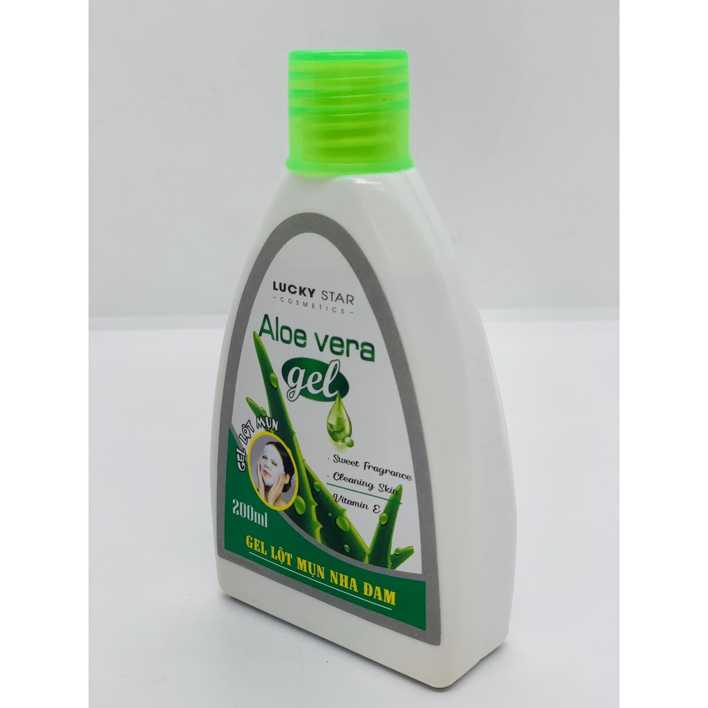 Gel Lột Mụn Nha đam Aloe Vera Lucky Star 200ML