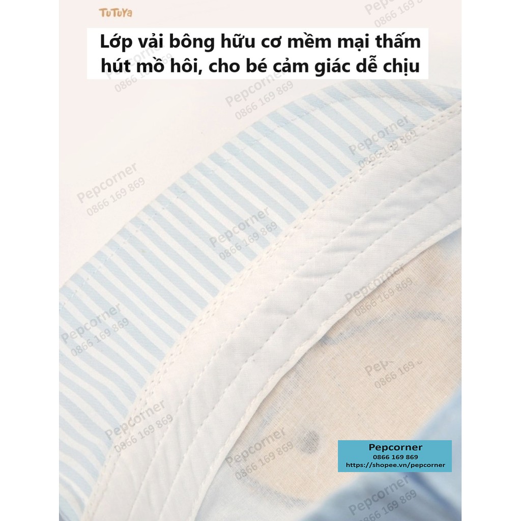 Mũ vải nón vải hình dáng lưỡi trai bẻ cong điều chỉnh được rộng chật cho bé trai bé gái 1 tới 5 tuổi
