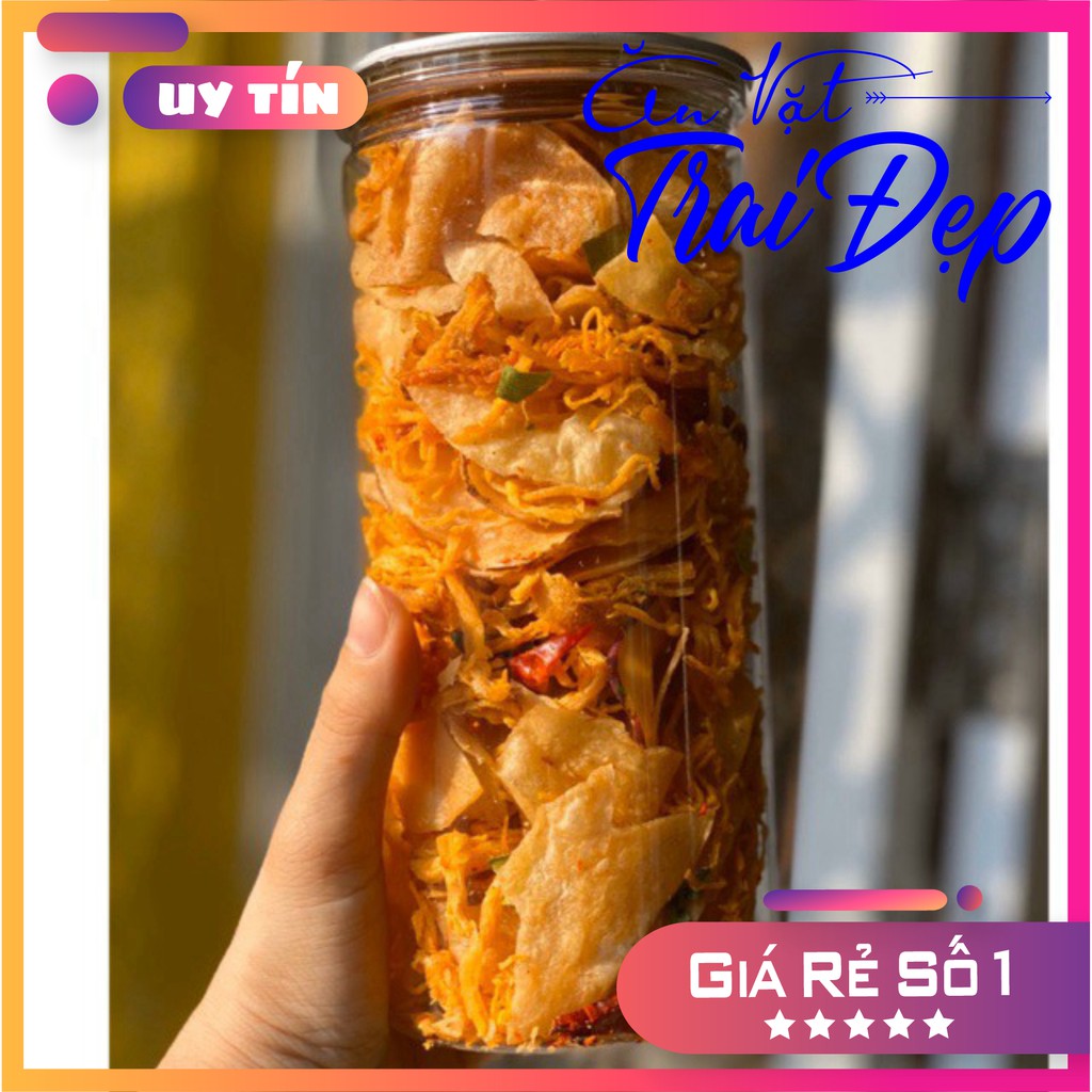 Khoai Tây Lắc Khô Gà Giòn Ngon hủ Pet 300g - Trai Đẹp Snack