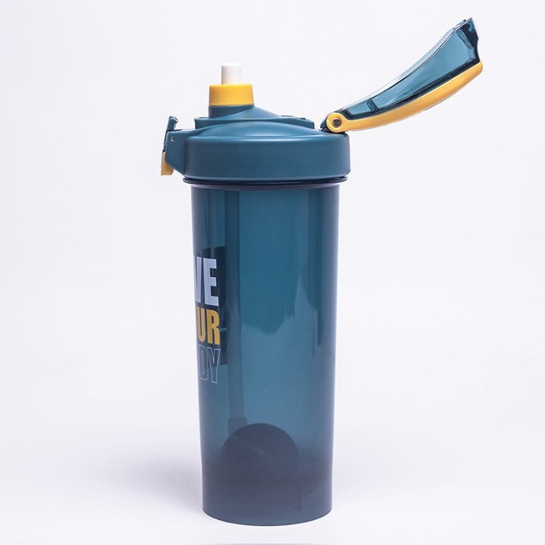 Bình Nước Tập Gym, Thể Thao Tổng DT 800ML Có Con Lắc