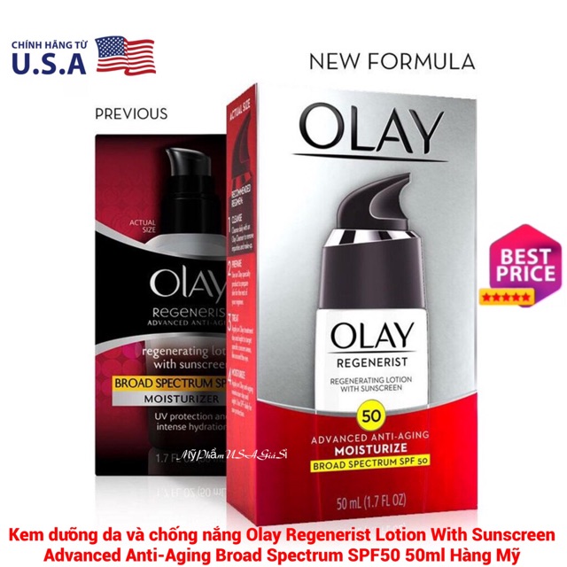 olay regenerist lotion spf 50