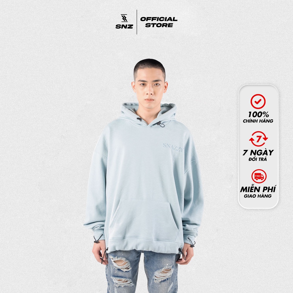 Áo hoodie nam chất nỉ form rộng dày dặn phong cách SNAZZY VOY HOODIE