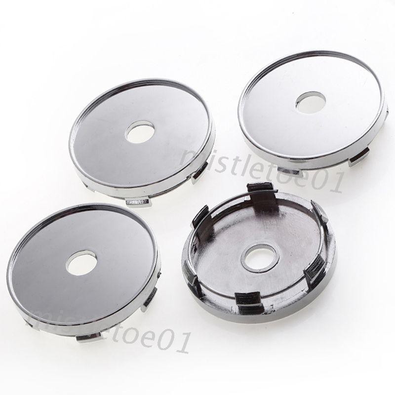 Bộ 4 nắp chụp mâm bánh xe ô tô 60mm chất lượng
