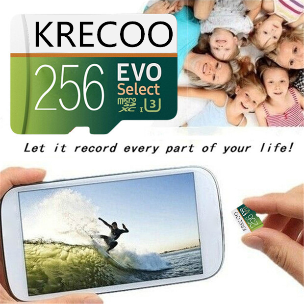 Thẻ Nhớ Rf Micro Sd Krecoo Dung Lượng 32/64/128/256gb Tốc Độ 100mb / S Cấp Class 10