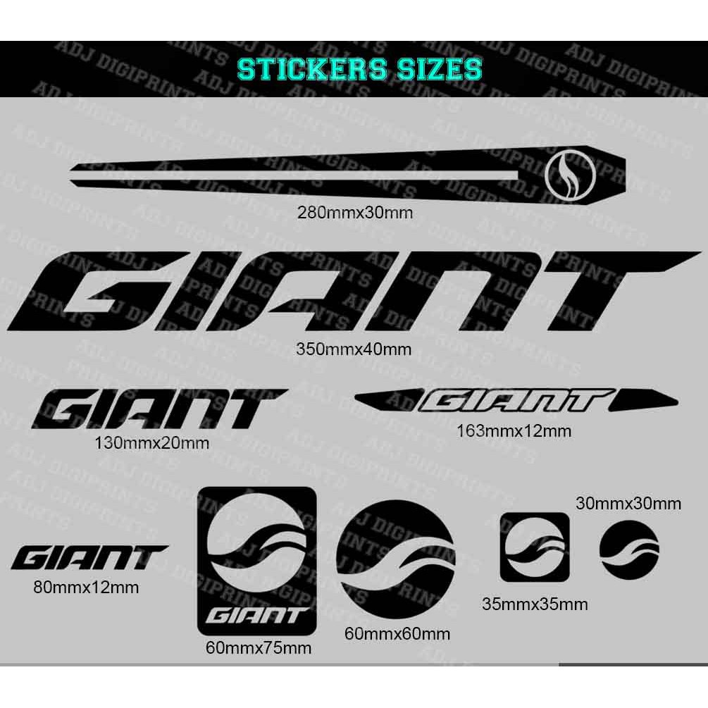 Miếng dán khung xe đạp nhiều màu sắc