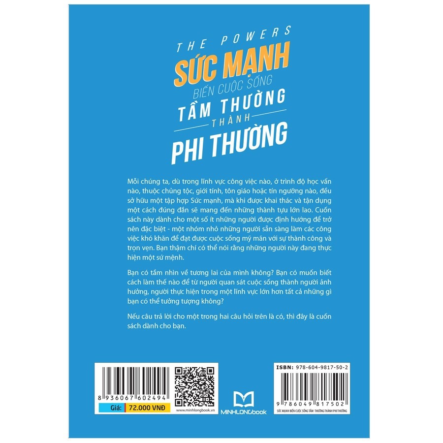 Sách Minh Long - The Powers - Sức Mạnh Biến Cuộc Sống Tầm Thường Thành Phi Thường
