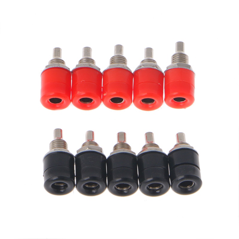Set 10 Ổ Cắm Bắp Chuối 4mm 5 Màu Sắc