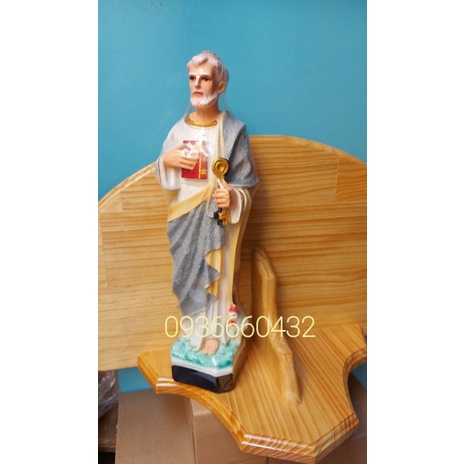 TƯỢNG CÔNG GIÁO THÁNH PHÊ RÔ 30CM TƯỢNG THÁNH TÔNG ĐỒ CÔNG GIÁO CHẤT LIỆU COMPOSITE