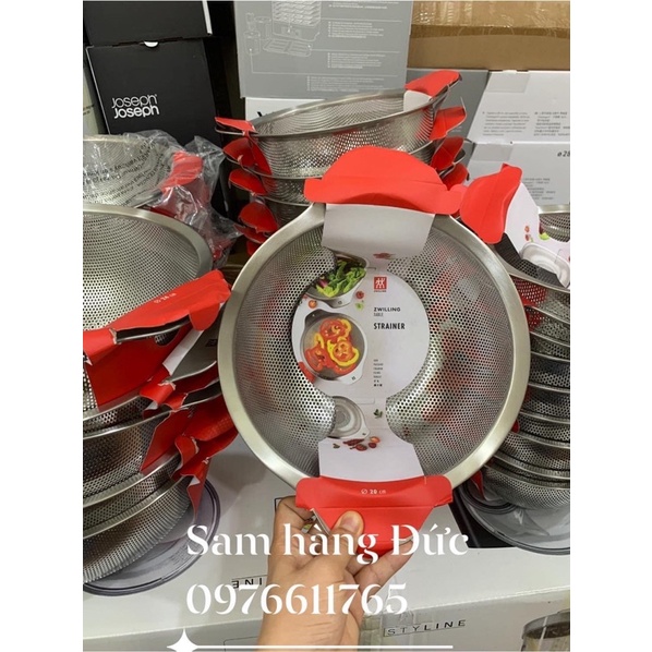 🇩🇪 SET 3 RỔ INOX ZWILLING CAO CẤP NỘI ĐỊA ĐỨC size 16/20/24cm có tách lẻ