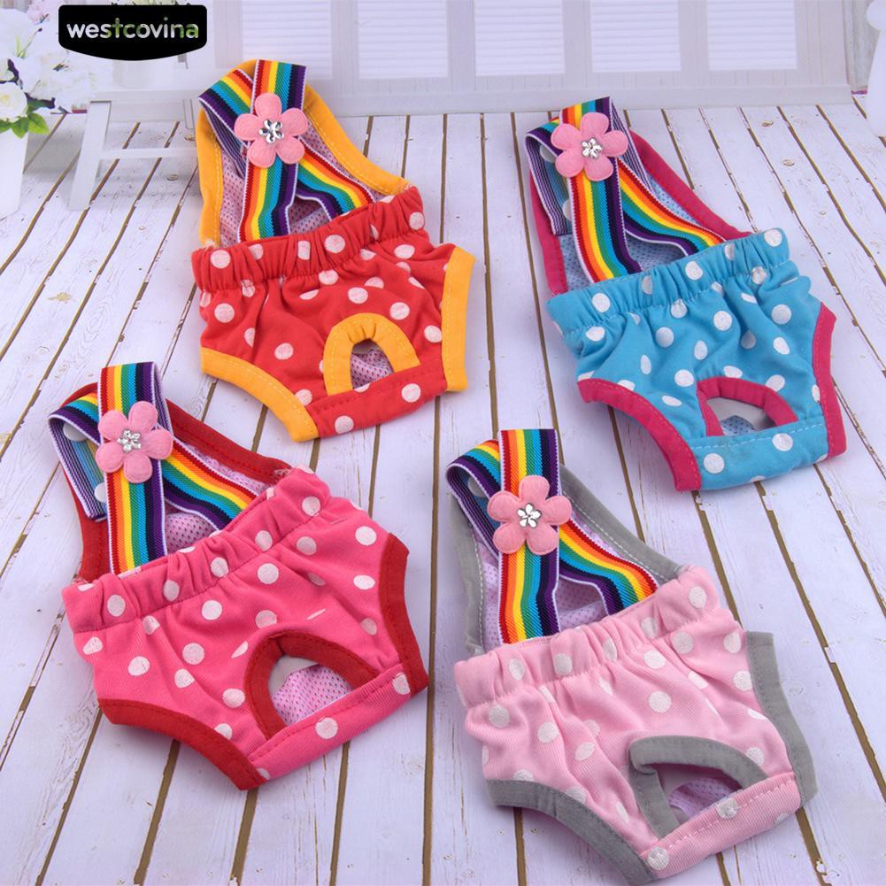 Quần Tã Họa Tiết Chấm Bi Cho Thú Cưng