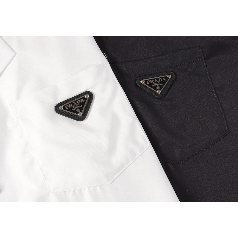 P-r &amp; A-DA - Áo Sơ Mi In Hoa Tam Giác Có Túi Thời Trang Cao Cấp Thoải Mái Chất Lượng Cao Cho Nam Và Nữ UOFYFSimple