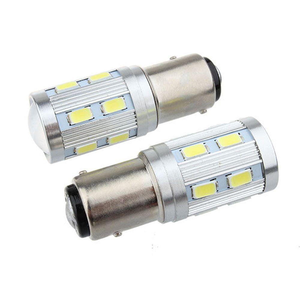Đèn LED ChiếU SáNg TrắNg 12SMD P21W 5730 Cho Xe Hơi