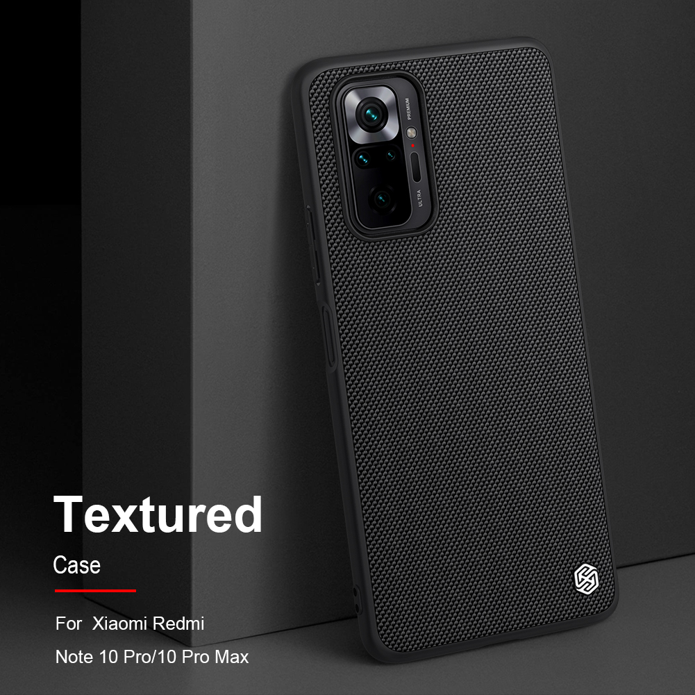 Ốp Điện Thoại Nillkin Sợi Nylon Tpu + Pc Chống Trượt Siêu Mỏng Nhẹ Cho Xiaomi Redmi Note 10 Pro / Note 10 Pro Max