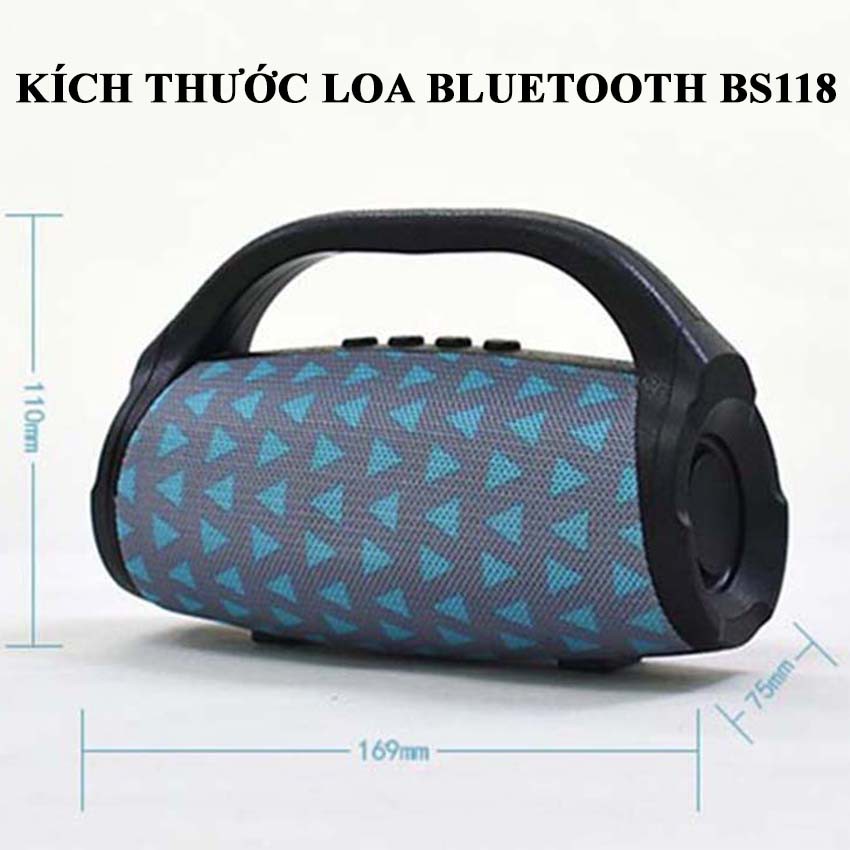 Loa Bluetooth MP3 Đa Năng Nghe Đài FM,loa bluetoth hổ trợ Thẻ nhớ, USB Pin 1200mAh Nghe Nhạc hay cực chất