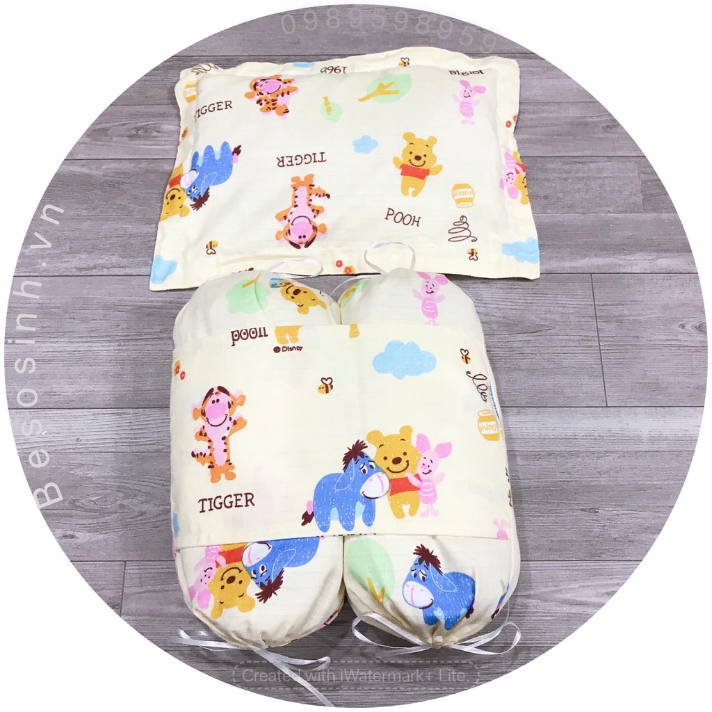 Bộ chặn vỏ đỗ sơ sinh cho bé
