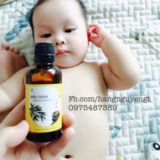 Tinh Dầu tràm Bảo Nhiên, Dầu Tràm Cho bé 50ml Từ 100% lá tràm gió