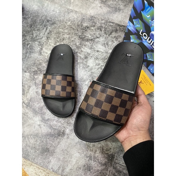 ✅CHUẨN 1:1✅ Dép quai ngang LV Fullbox bill hàng cao cấp có sẵn !!