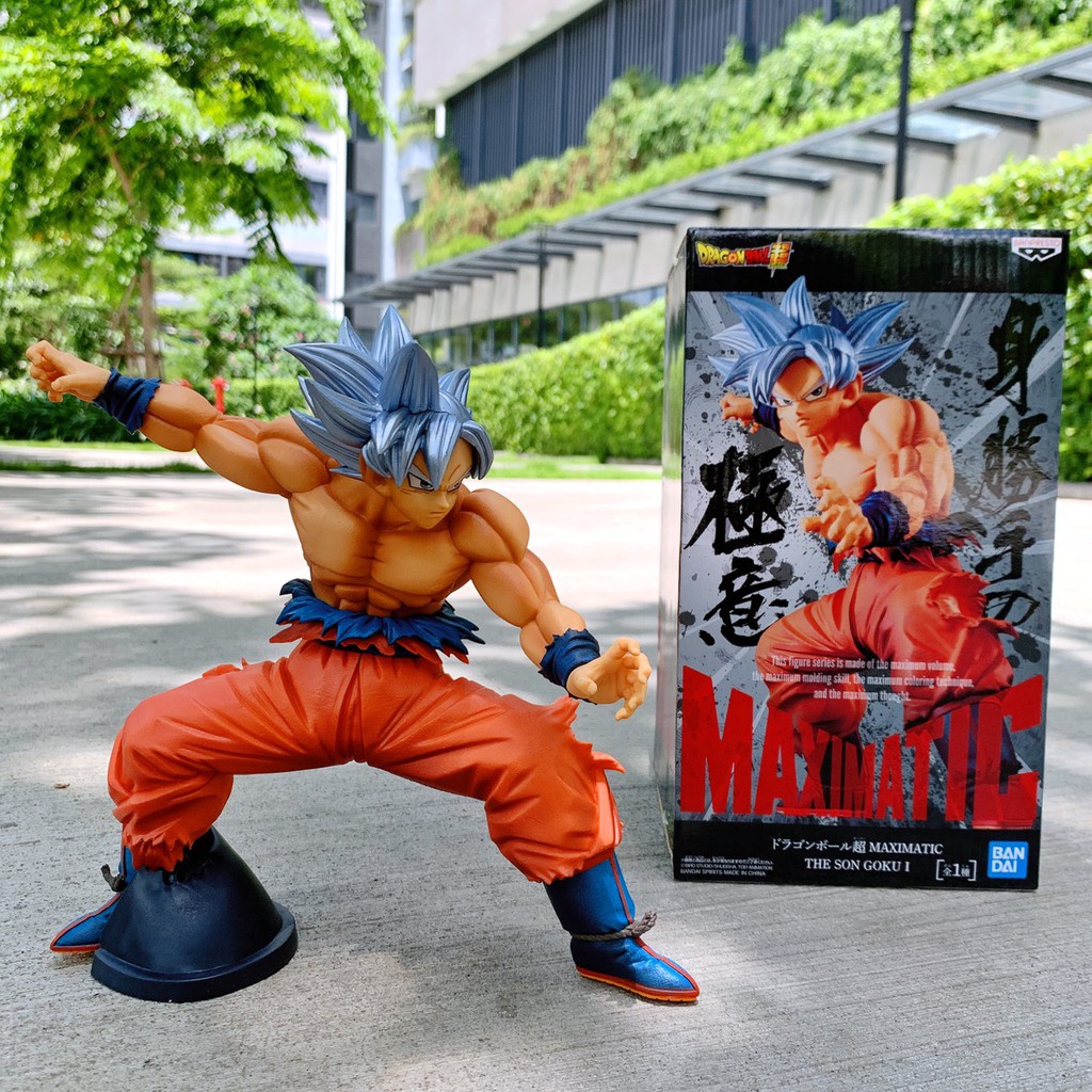 Mô Hình Chính Hãng Banpresto Son Goku Ultra Instinct Figure Dragon Ball Super Maximatic