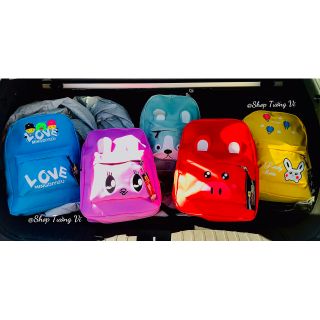 Balô Dù Tai Thỏ Full Màu