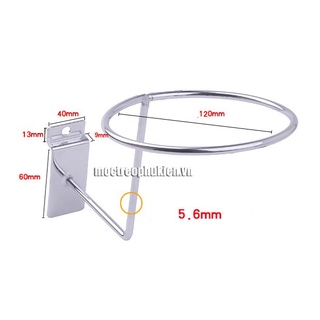 Móc trưng bày mũ nón dạng cài rãnh - k06a