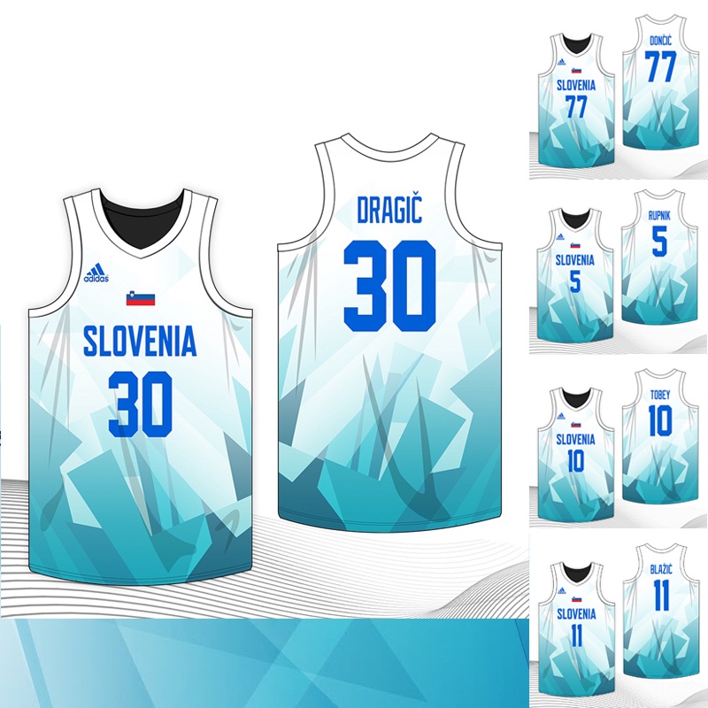 Áo Bóng Rổ NORTHZONE Slovenia Teal Thiết Kế Mới 2021 Jersey Cho Nam (Hàng Đầu)