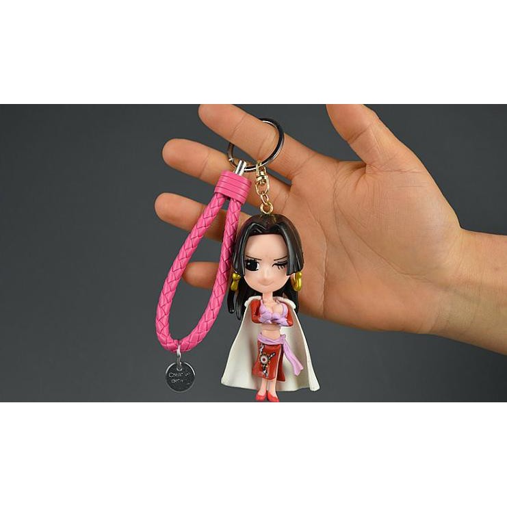 Móc khóa các nhân vật One Piece - Móc khóa mô hình Luffy Gear 4 Zoro Sanji Boa Hancok Chopper MKOP05