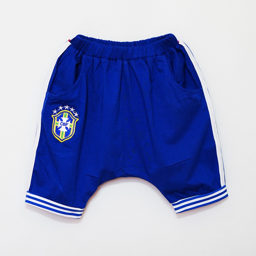 Cổ vũ bóng đá thế giới  bộ thun thể thao đội tuyển brazil  năng động cho bé trai