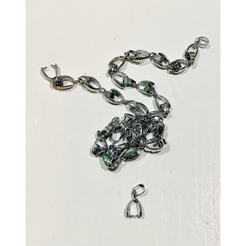 1 Kẹp mặt dây chuyền bằng inox