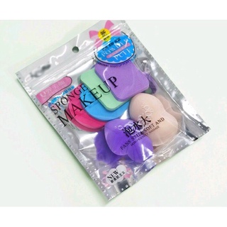 Set 6 bông mút trang điểm Keli
