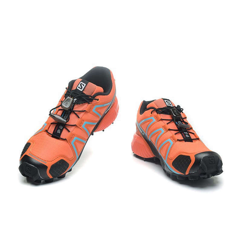 [Với hộp] Chính hãng Giày chạy bộ nữ Salomon Speed Cross 4 màu cam :