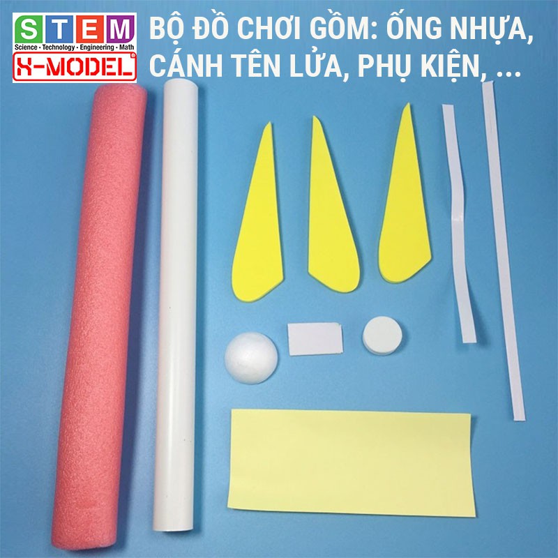 Đồ chơi sáng tạo STEM Mô hình Tên lửa máy bay X-MODEL ST67 cho bé, Đồ chơi tự làm DIY| Giáo dục STEM, STEAM