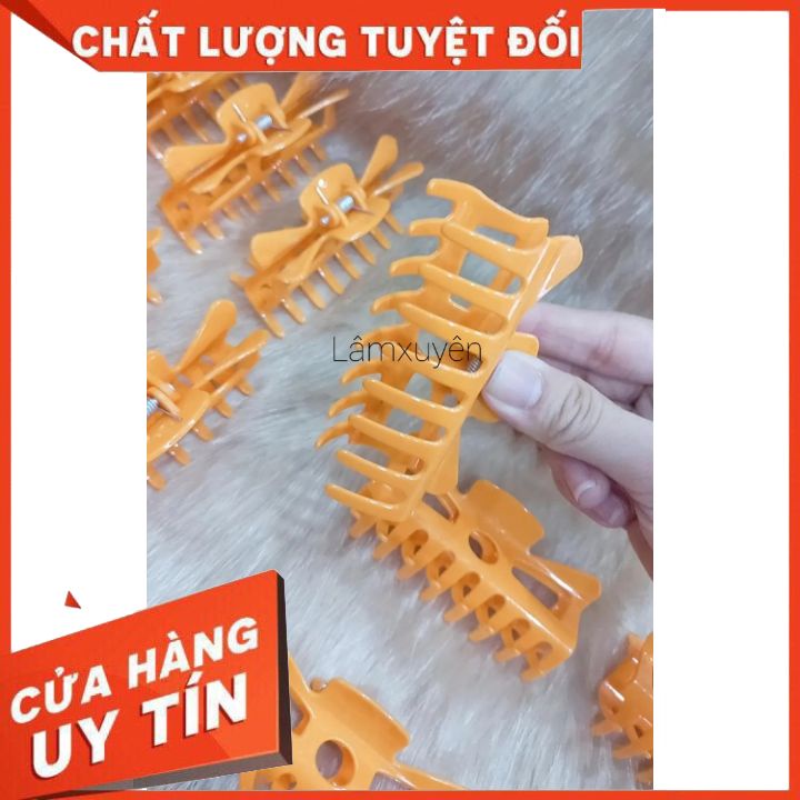 Kẹp càng nhựa cho trục máy uốn khi uốn nóng màu vàng 12 cái  chính hãng  siêu cứng quấn cực chặt Nhựa dẽo độ bền cao