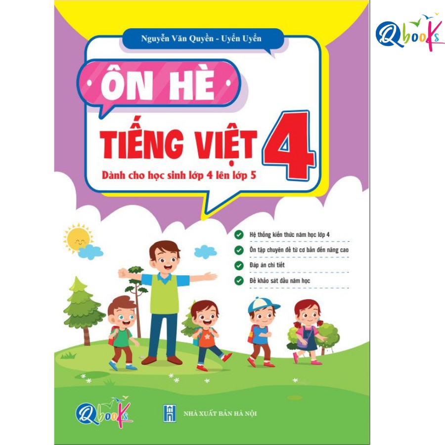 Sách - Ôn Hè Tiếng Việt 4 - Dành cho học sinh lớp 4 vào 5 (1 cuốn)