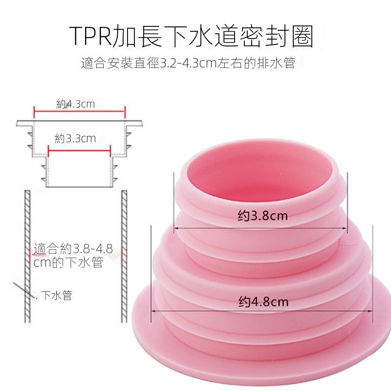 Nắp Đậy Ống Thoát Nước Bằng Silicone Khử Mùi Tiện Dụng Cho Nhà Bếp