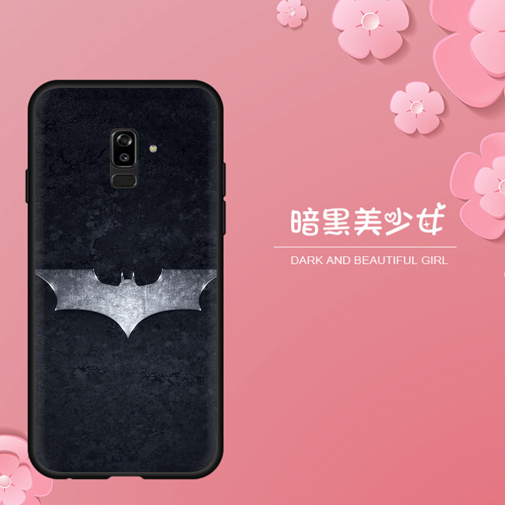 MARVEL Ốp Lưng Mềm Chống Rơi Vỡ In Logo Batman Cho Samsung J7 Prime J7 J730 J7 Core J7 Pro J8 2018