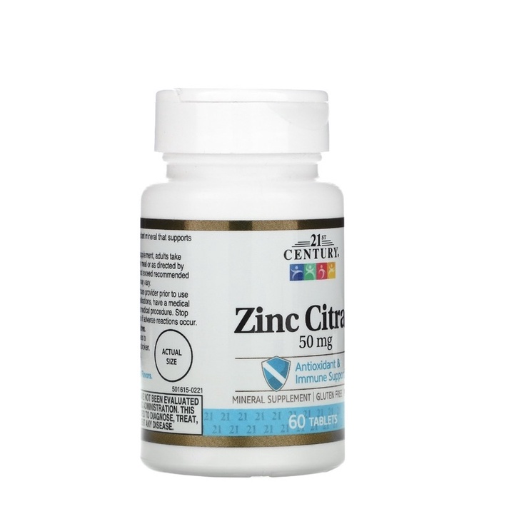 Viên kẽm zinc Citrate 50mg 60 viên