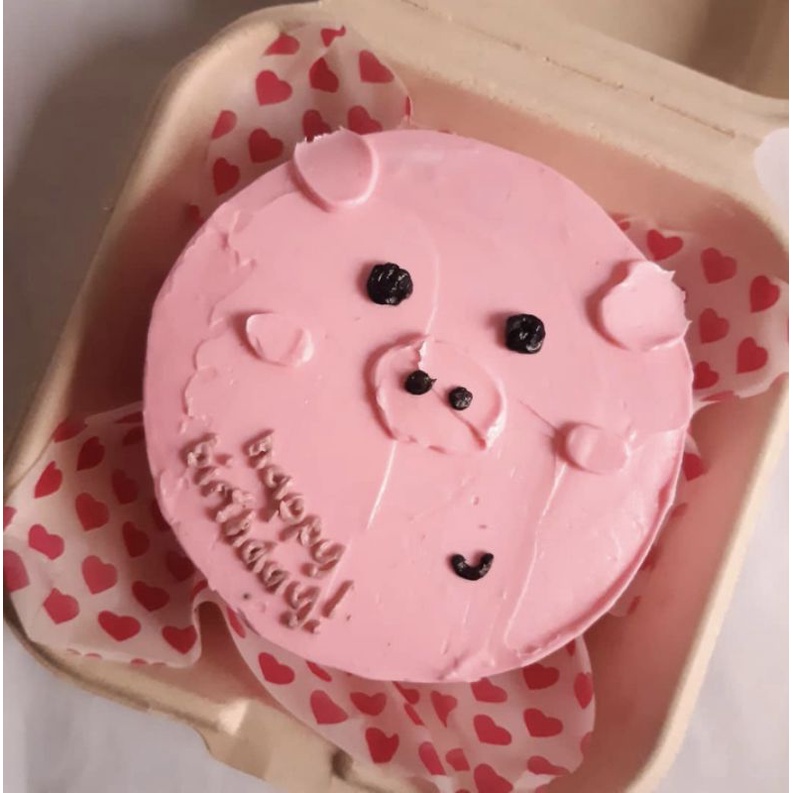 Bánh Kem Mini  - Decor Mặt Pet Cute